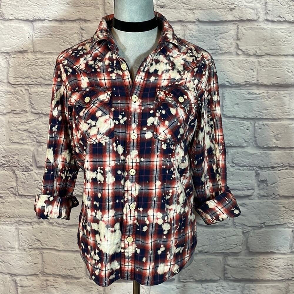 Reworked/Upcycled flannel shirt